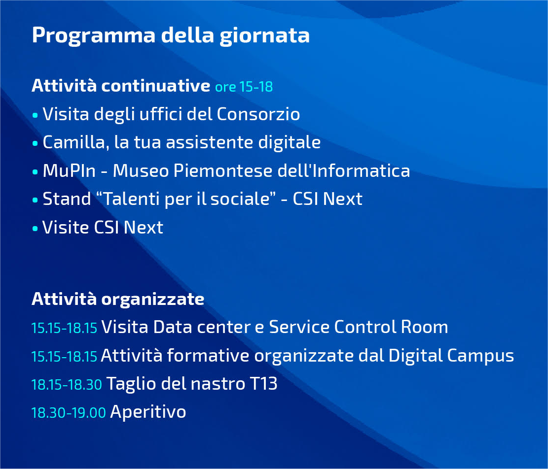 Programma Open Day