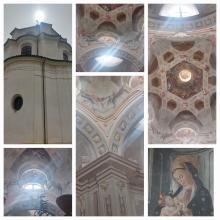 E dopo esserci rimpinzati per benino (tutto molto buono, devo dire) ci rifacciamo di nuovo un po’ gli occhi ammirando il Santuario del Valinotto 