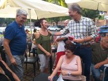 Dino e Miriam in un simpatico siparietto