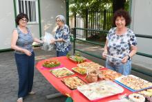 preparazione finale del buffet