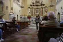 ... all'interno della chiesa