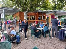 Ristoro mattutino al Lago Sirio