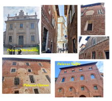 Costeggiamo molti palazzi storici, alcuni ben conservati, altri un po' meno...