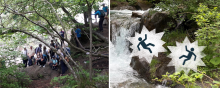 … molti arditi senior si avvicinano… ed ecco altre "cascate"!!!